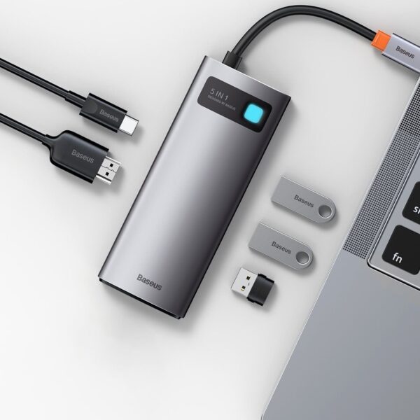 Baseus Star Joy 5 In 1 HDMI Hub Adapter Splitter