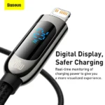 Baseus 20w Display Fast Charging Lightning Cable