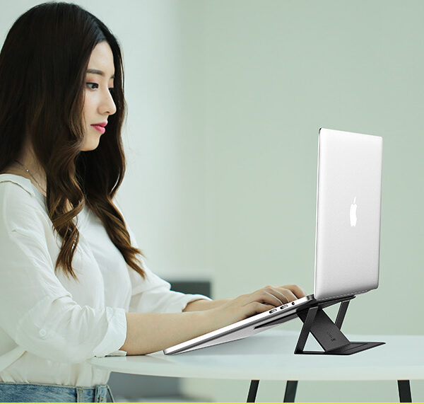 USAMS Folding Laptop / MacBook Leather Stand Case Cover