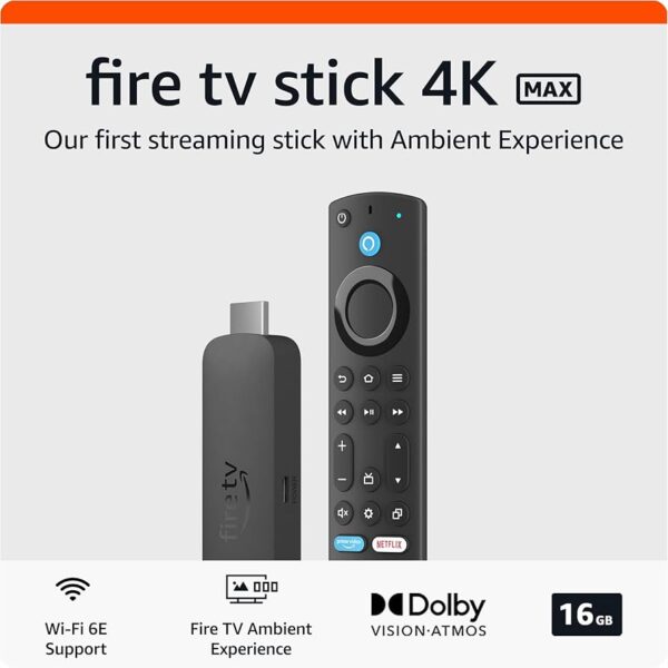 Amazon Fire TV Stick 4K Max with Alexa 2nd Gen 2024 - Image 2