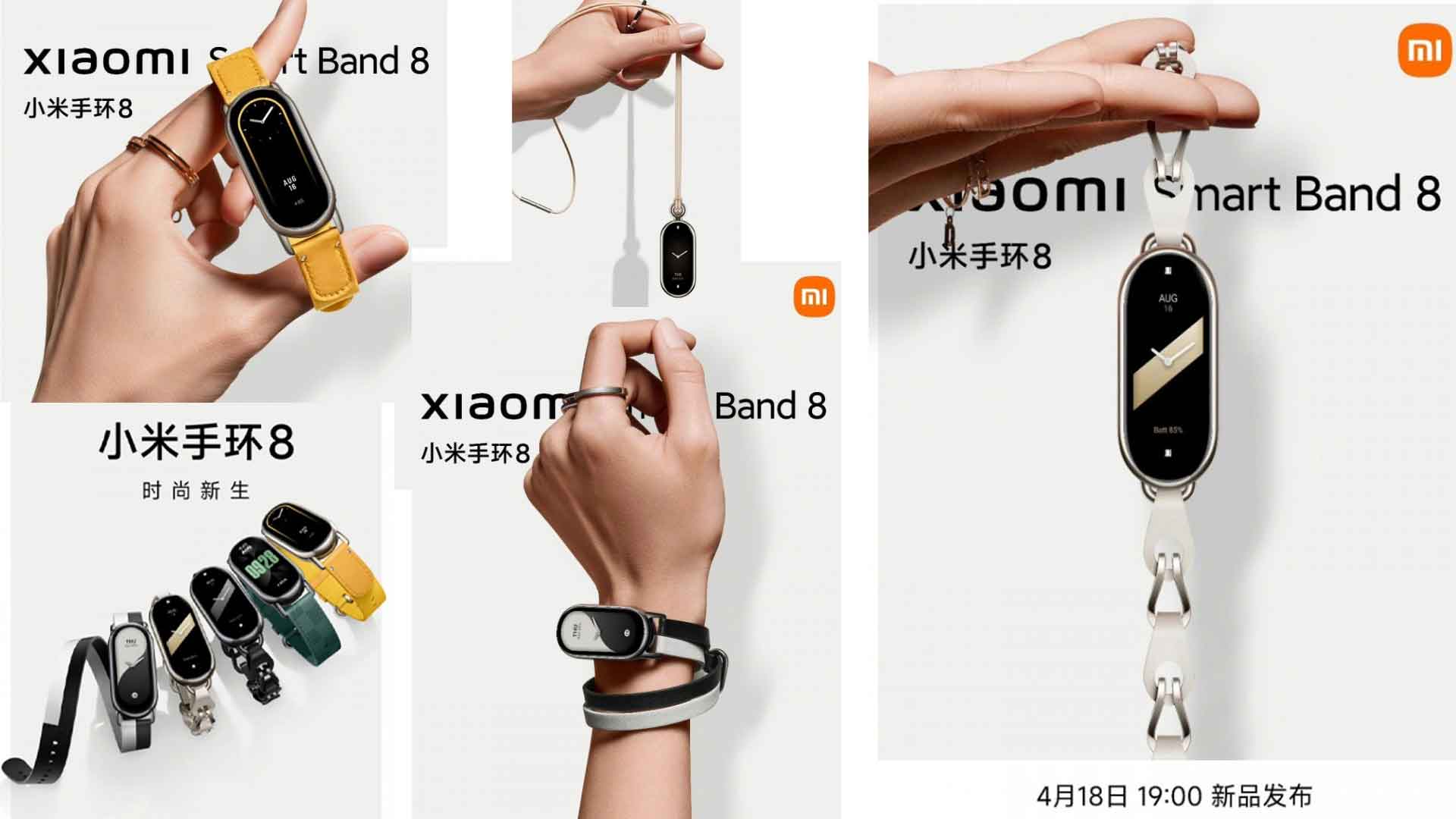 Global version Xiaomi Mi Band 8 Smart Bracelet 7 Color AMOLED