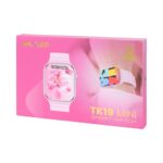 TK19 Mini AMOLED Pink Colour Ladies Bluetooth Calling Smart Watch