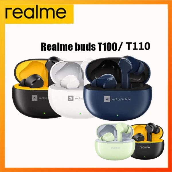 Realme Buds T110 Earbuds With AI ENC - Image 4