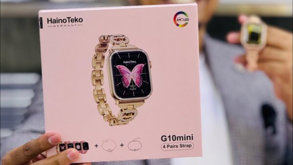 Haino Teko G10 Mini Pink Rose Gold Colour Ladies Smart Watch - Image 3