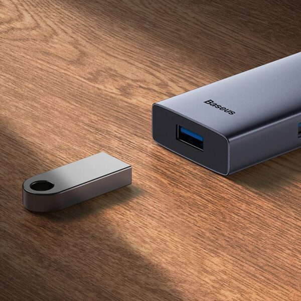 Baseus 4K 30HZ Clarity Ultrajoy Series 5 in 1 Port Hub Docking station - Image 3