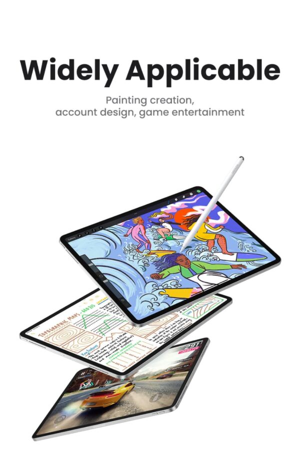 UGREEN Smart Stylus Pencil for Ipad Wireless Charging Palm Rejection - Image 6
