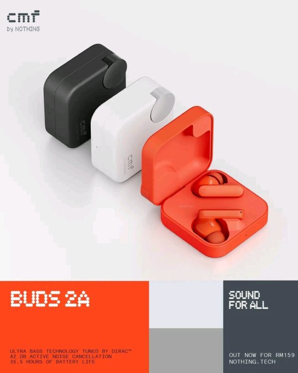 CMF By Nothing Buds 2A Wireless Earbuds with Noice Cancellation - Image 6