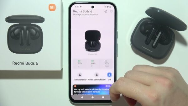 Xiaomi Redmi Buds 6 with Noice cancellation Earbuds - Image 4
