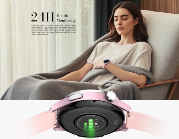 Kieselect Lora 3 Ladies Smart watch with HD Amoled Display - Image 4