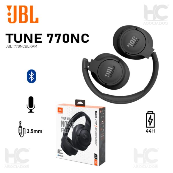 JBL Tune 770NC Wireless Over Ear Headphones - Image 8