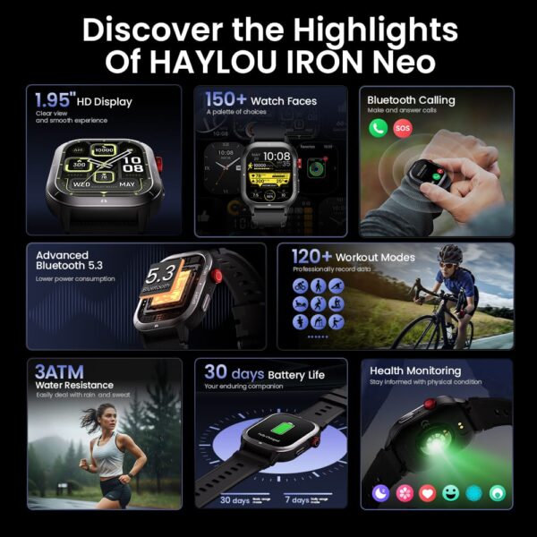 Haylou IRON Neo Smart Watch - Image 7