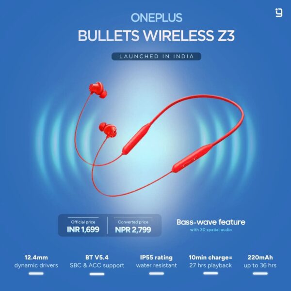 Oneplus Bullets Z3 Wireless Neck Band With ENC - Image 9