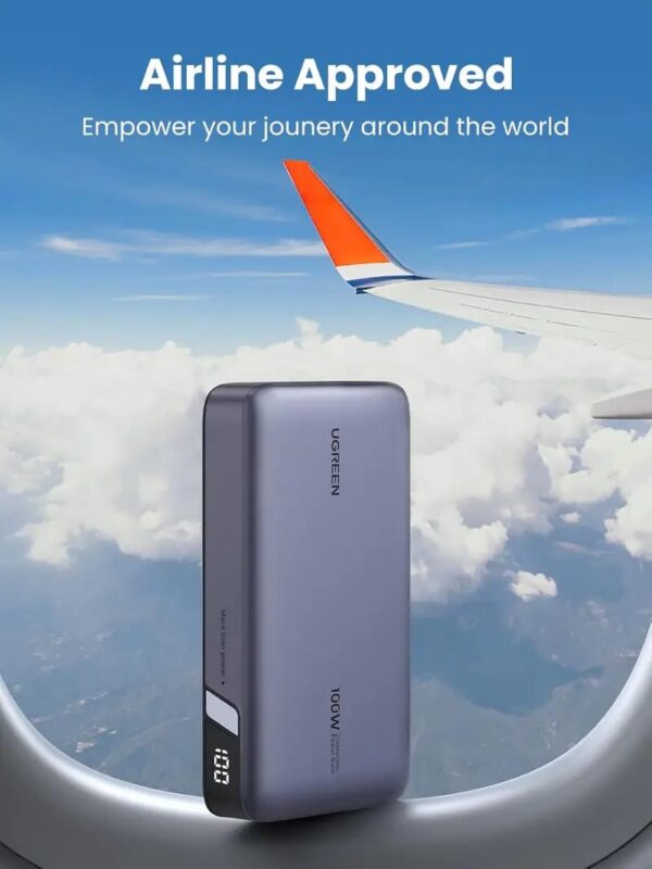 UGREEN 100W 20000Mah Flight Approved & Safe Charging Power Bank - Image 2