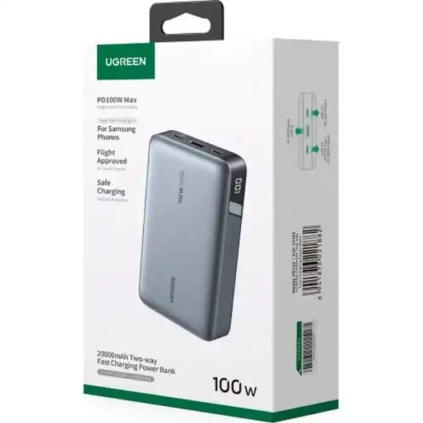 UGREEN 100W 20000Mah Flight Approved & Safe Charging Power Bank