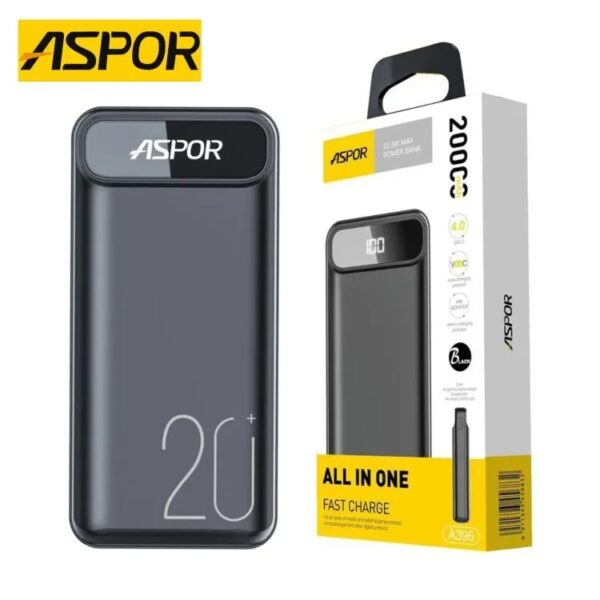 ASPOR 22.5W 20000mAh Power Bank