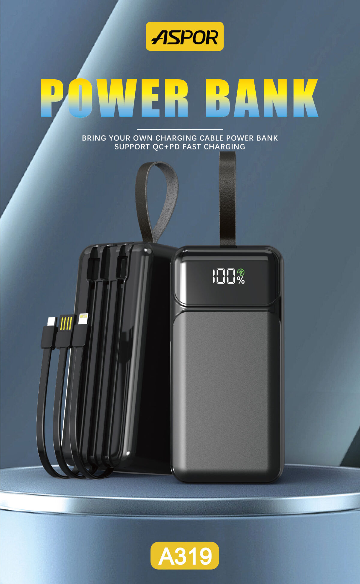 Aspor 22.5W 50000mAh Power Bank - Image 2