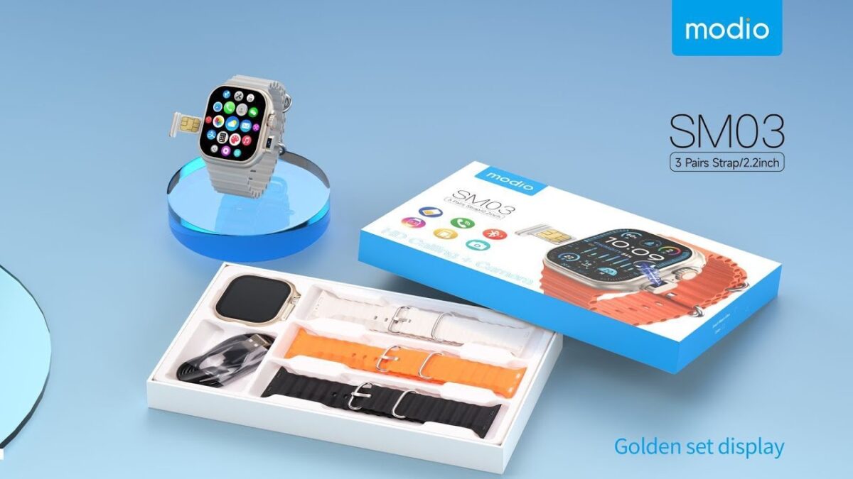 Modio SM03 HD Calling And Camera Sim Card Smart watch - Image 3