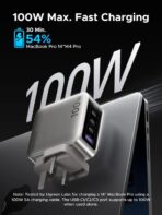 UGreen Nexode Pro 100W 5 Ports GaN Fast Charger With Display - Image 3